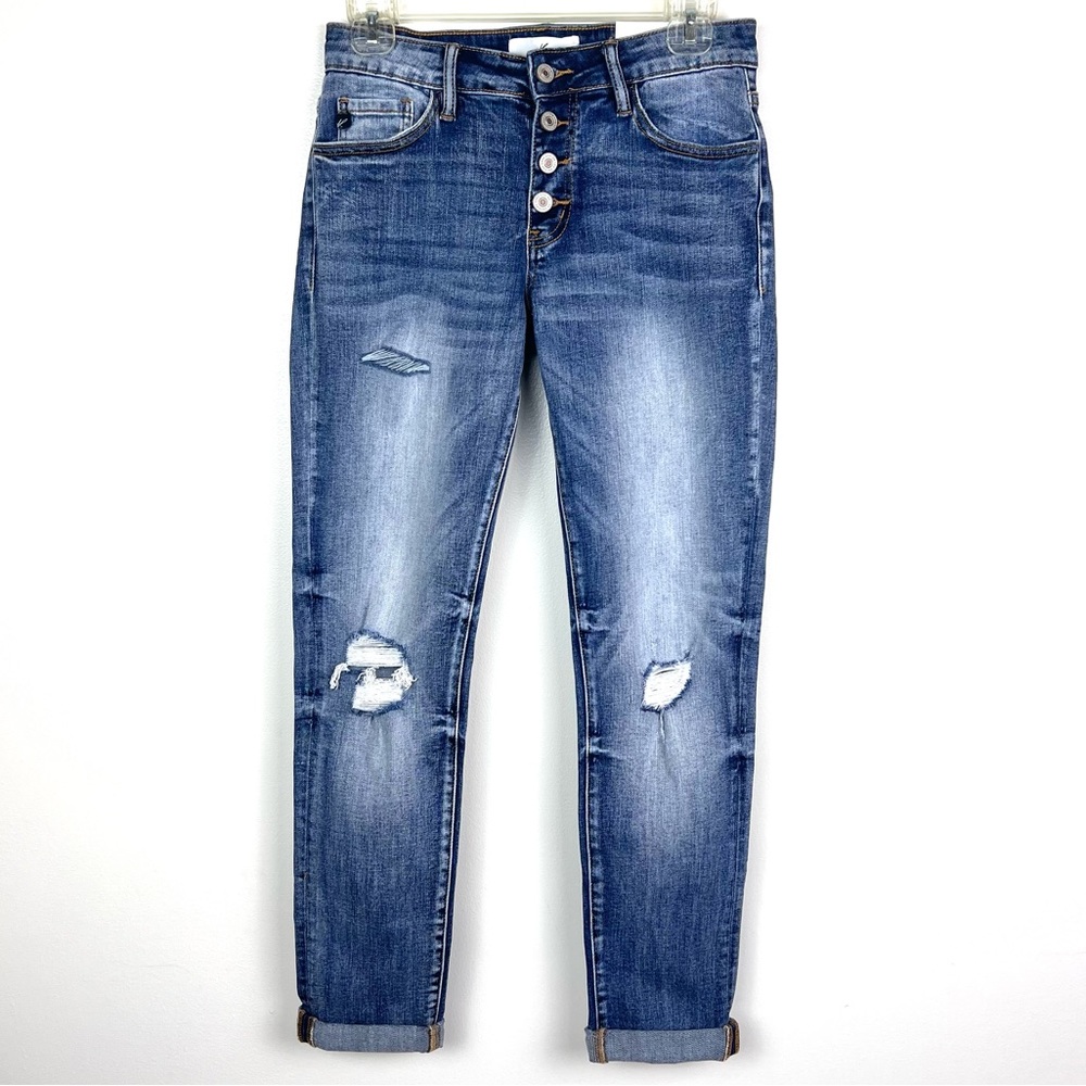 KanCan Clarie Mid Rise Boyfriend Jeans